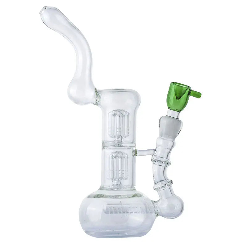 18mm Male Green Bong Bowl With One Handle