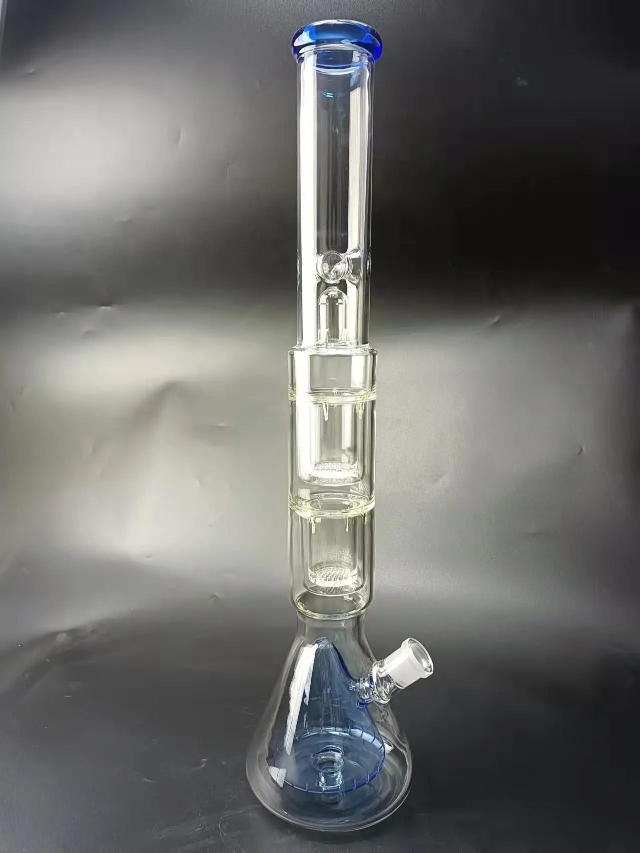 21" Quad Perc Glass Beaker Bong