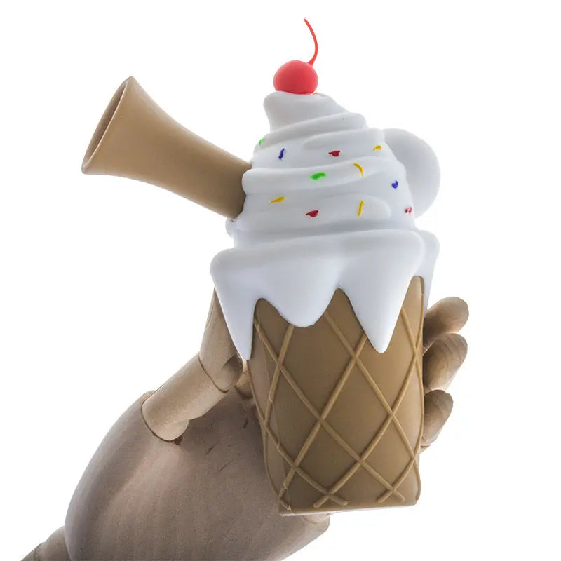 6" Ice Cream Silicone Dab Rig