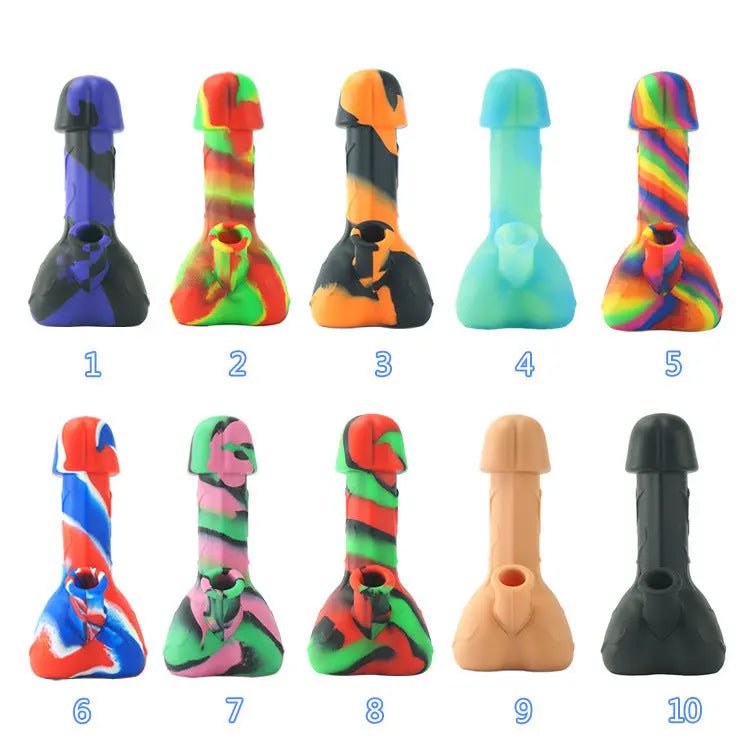 7" Penis Portable Silicone Bong