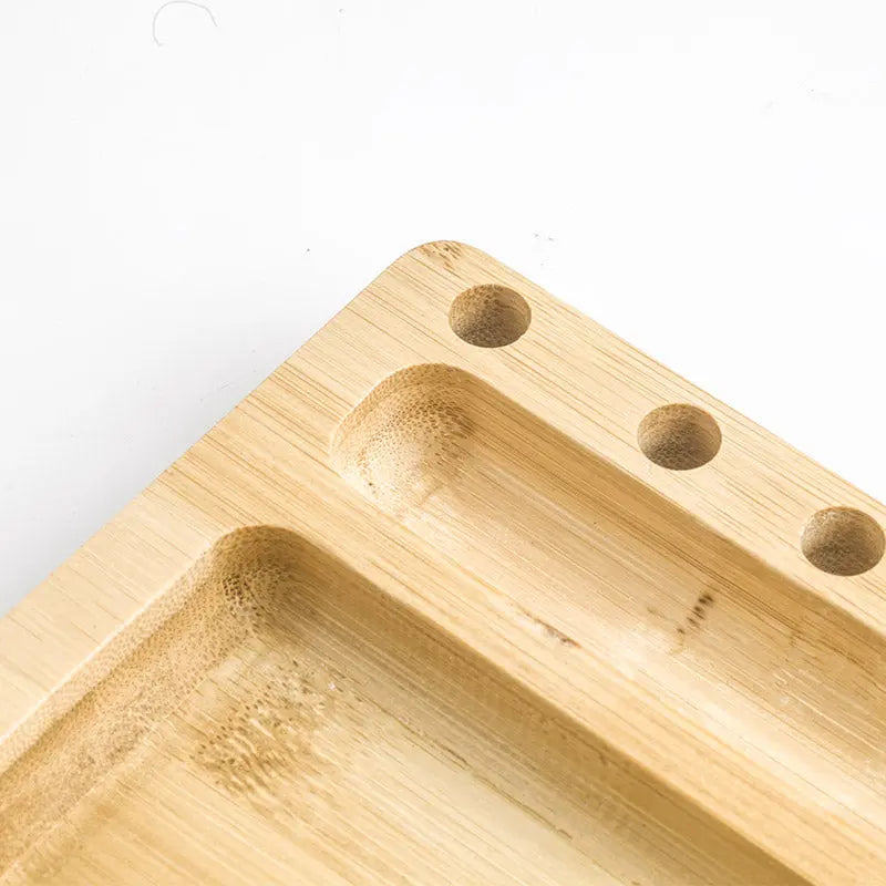 Bamboo Groove Rolling Tray