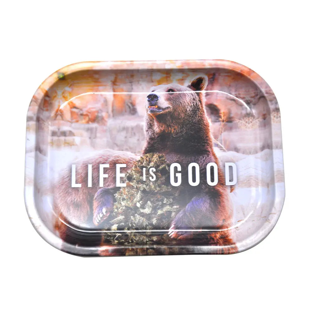"Life is Good" Rolling Tray