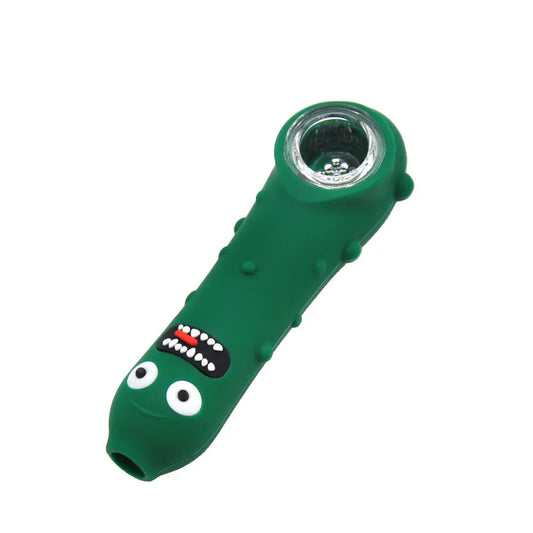 "I turned myself into a pickle" Silicone Hand Pipe