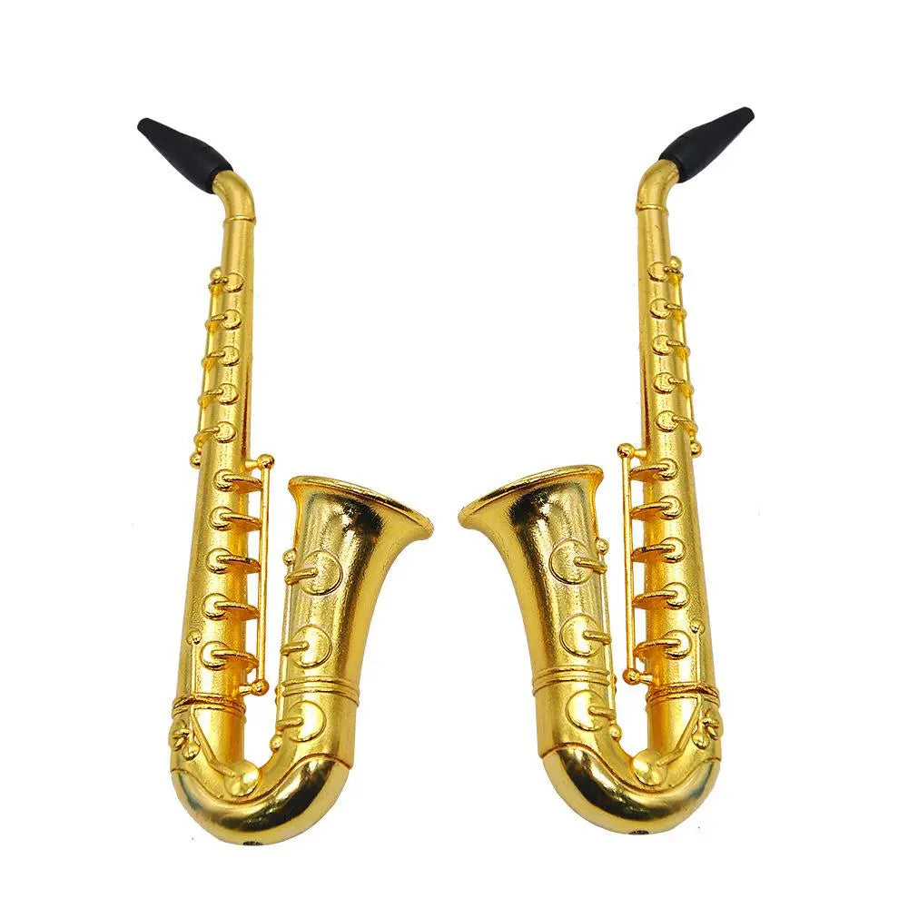 Saxophone Metallic Novelty Pipe - Stoner Gifts