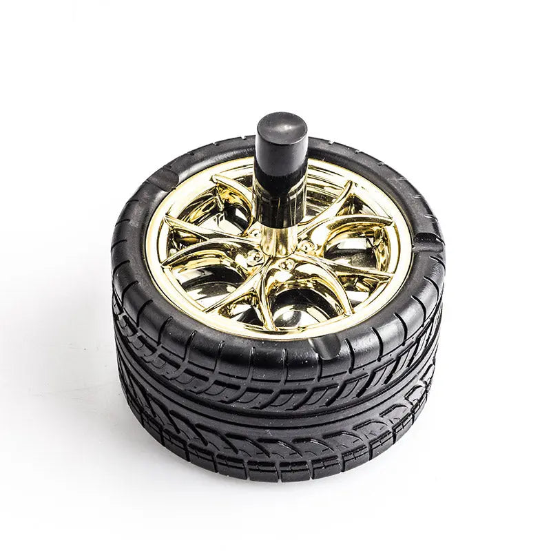 Tire Wheel Spinning Ashtray (Random Color)